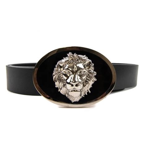 versace versus lion black belt|Versace black belt size 36.